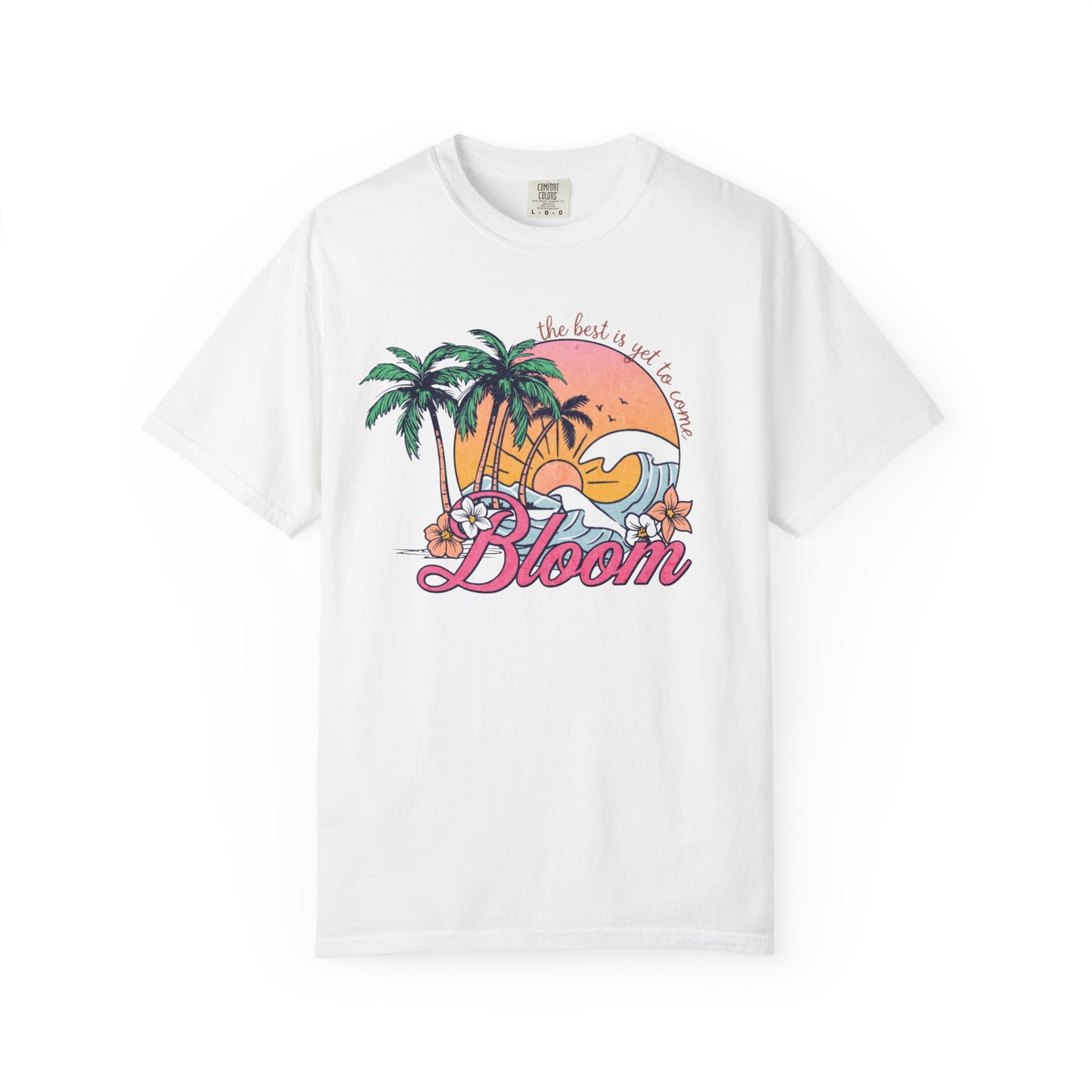 The Best Is Yet to Come Shirt Bloom Retro Beach Sunset Tee Inspirational Gift for Her