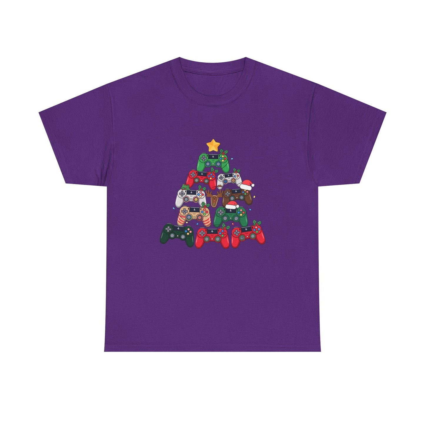 Gamer Christmas Tree T-Shirt, Controller Xmas Tee