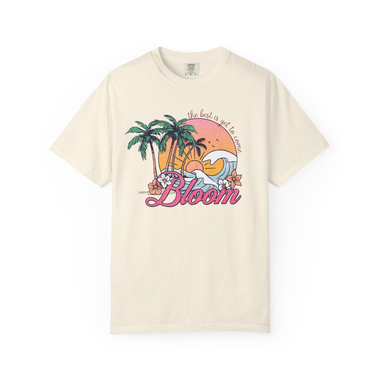 The Best Is Yet to Come Shirt Bloom Retro Beach Sunset Tee Inspirational Gift for Her