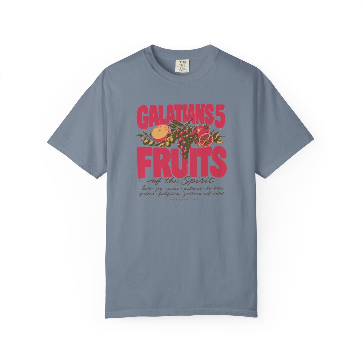 : Fruits of the Spirit Shirt  Galatians 5:22-23 Vintage Christian Band Tee Faith Gift Comfort Colors