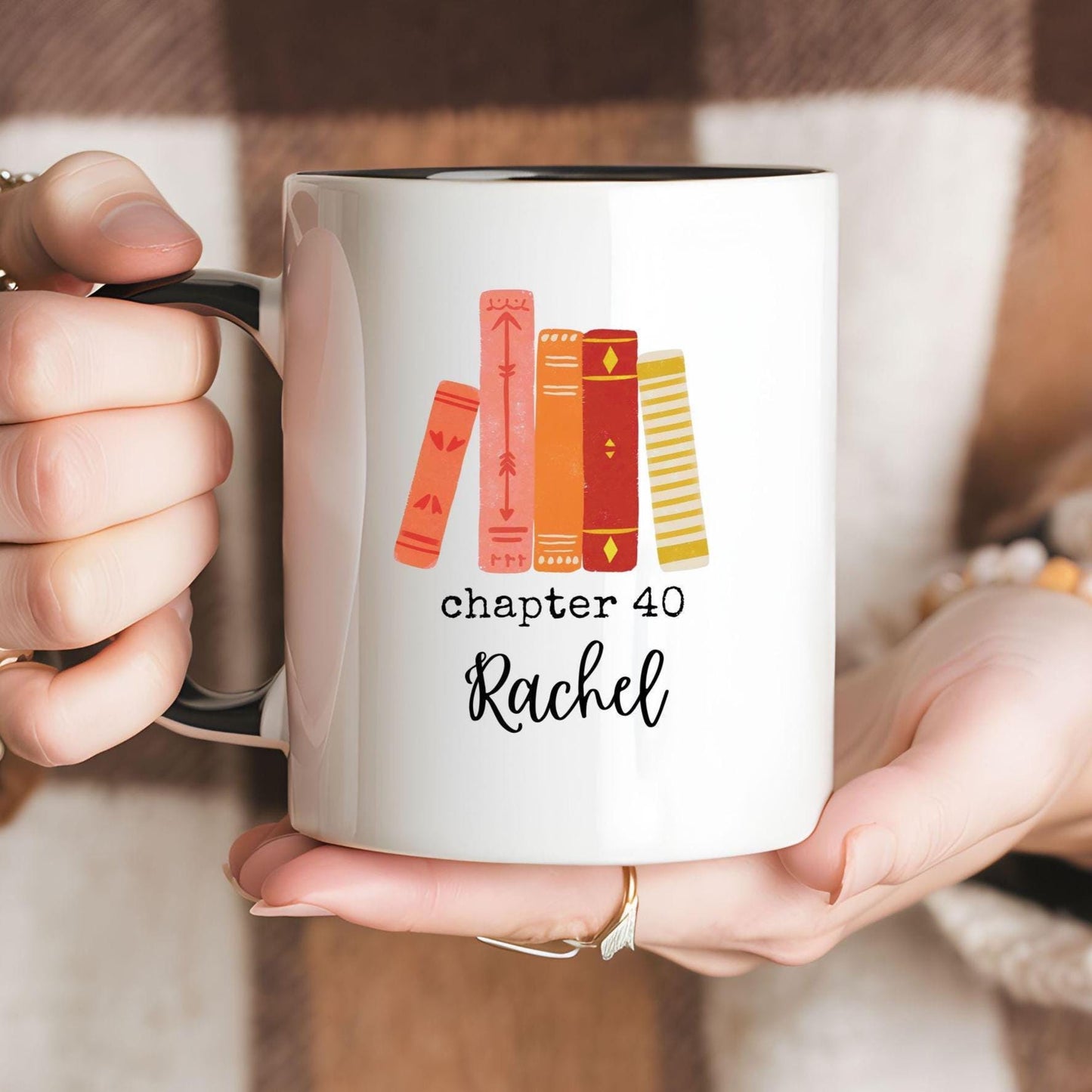 Personalized Book Lover Mug | Chapter Birthday Gift