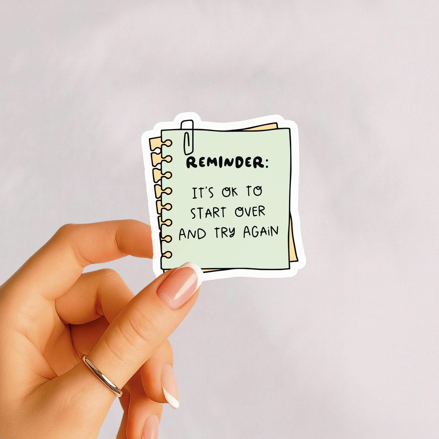 Motivational Quote Stickers - Waterproof Vinyl Decals for Laptops, Water Bottles