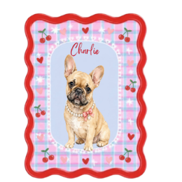 Personalized Pet Portrait Keychain | Custom Dog Photo Gift