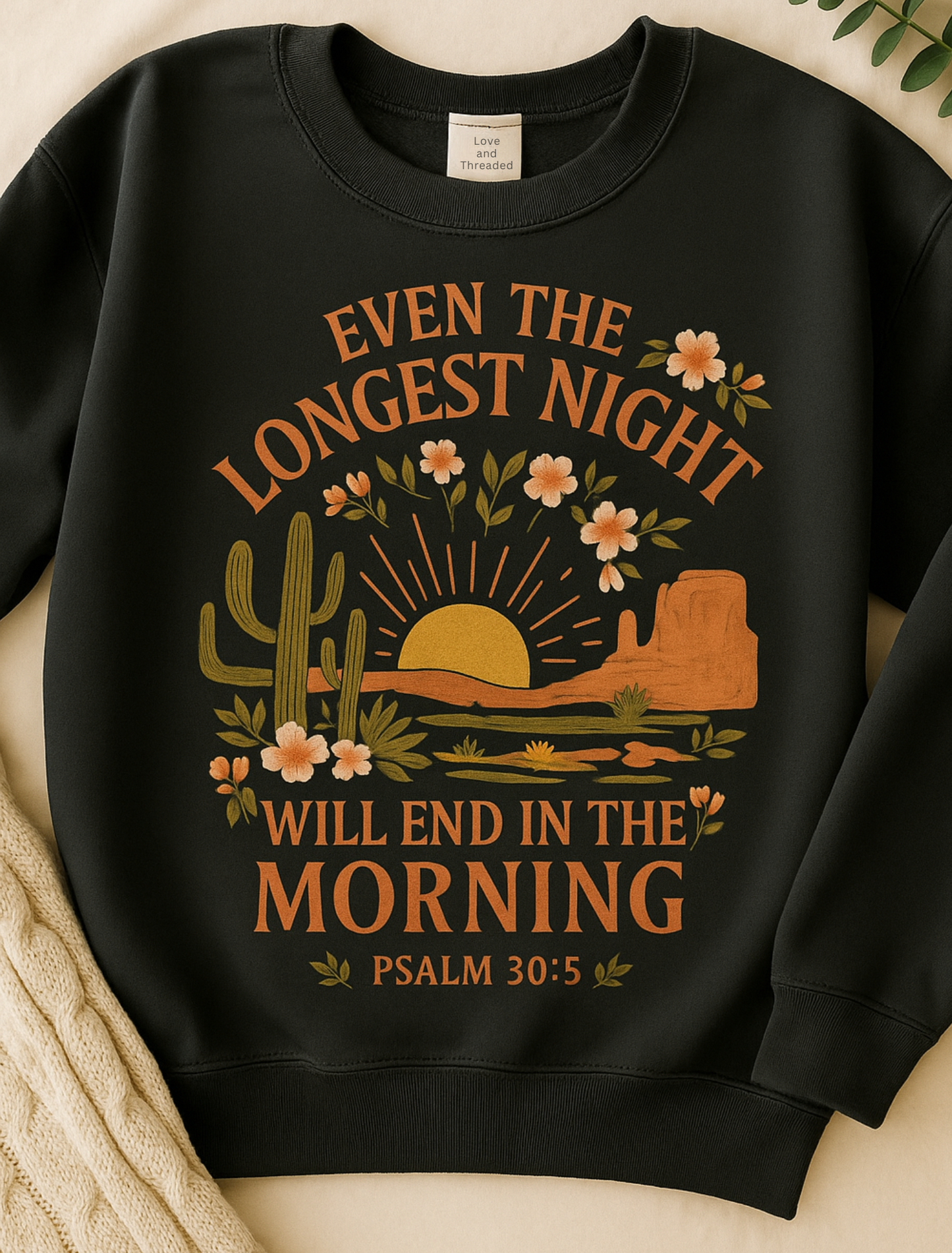 Inspirational Crewneck Sweatshirt, Motivational Gift for Friends, Family, Cozy Apparel, Relaxed Evening Wear, Fall or Winter Fashion