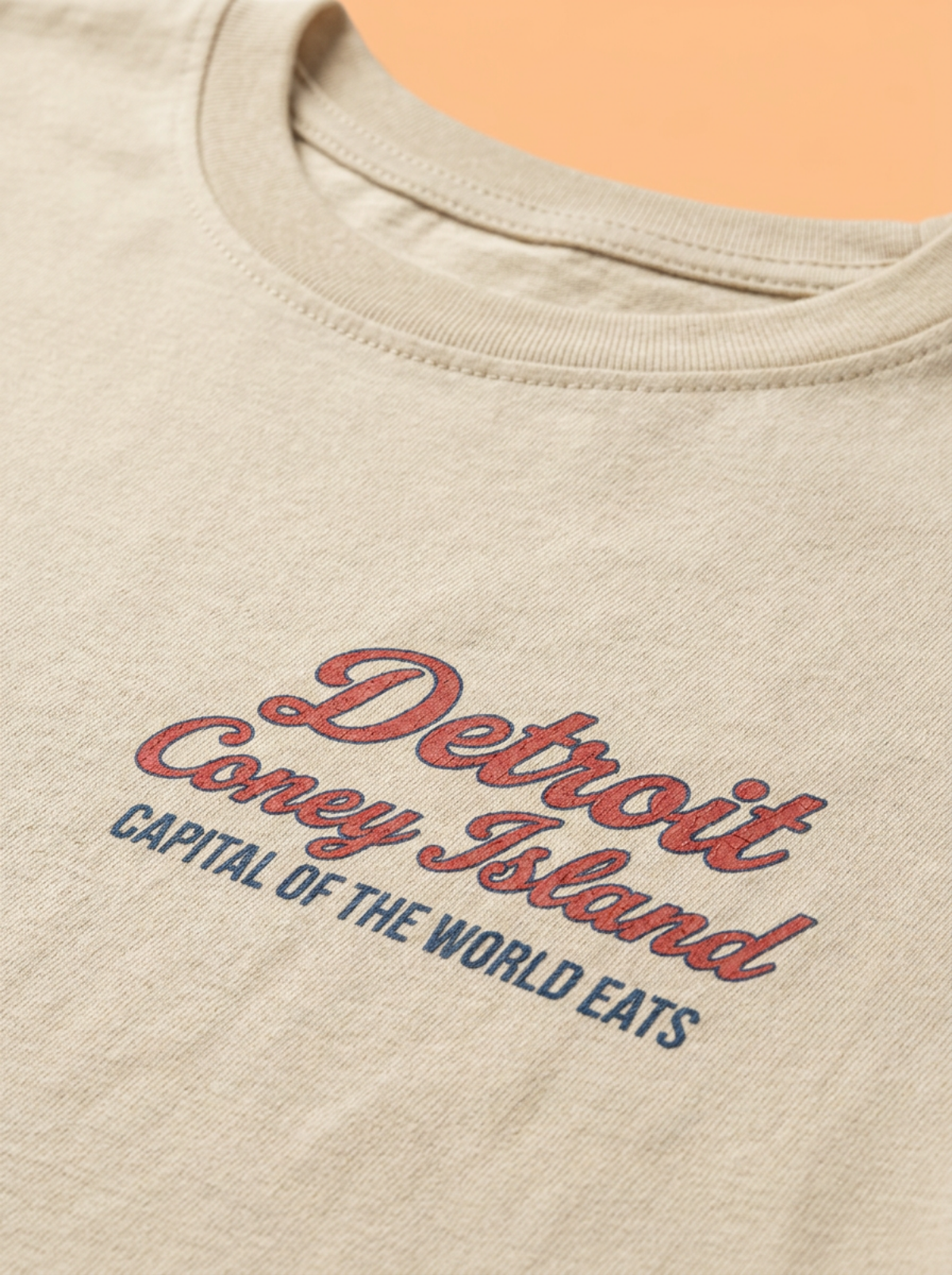 Detroit Coney Island Vintage Tee — Retro Local Diner Graphic T-Shirt