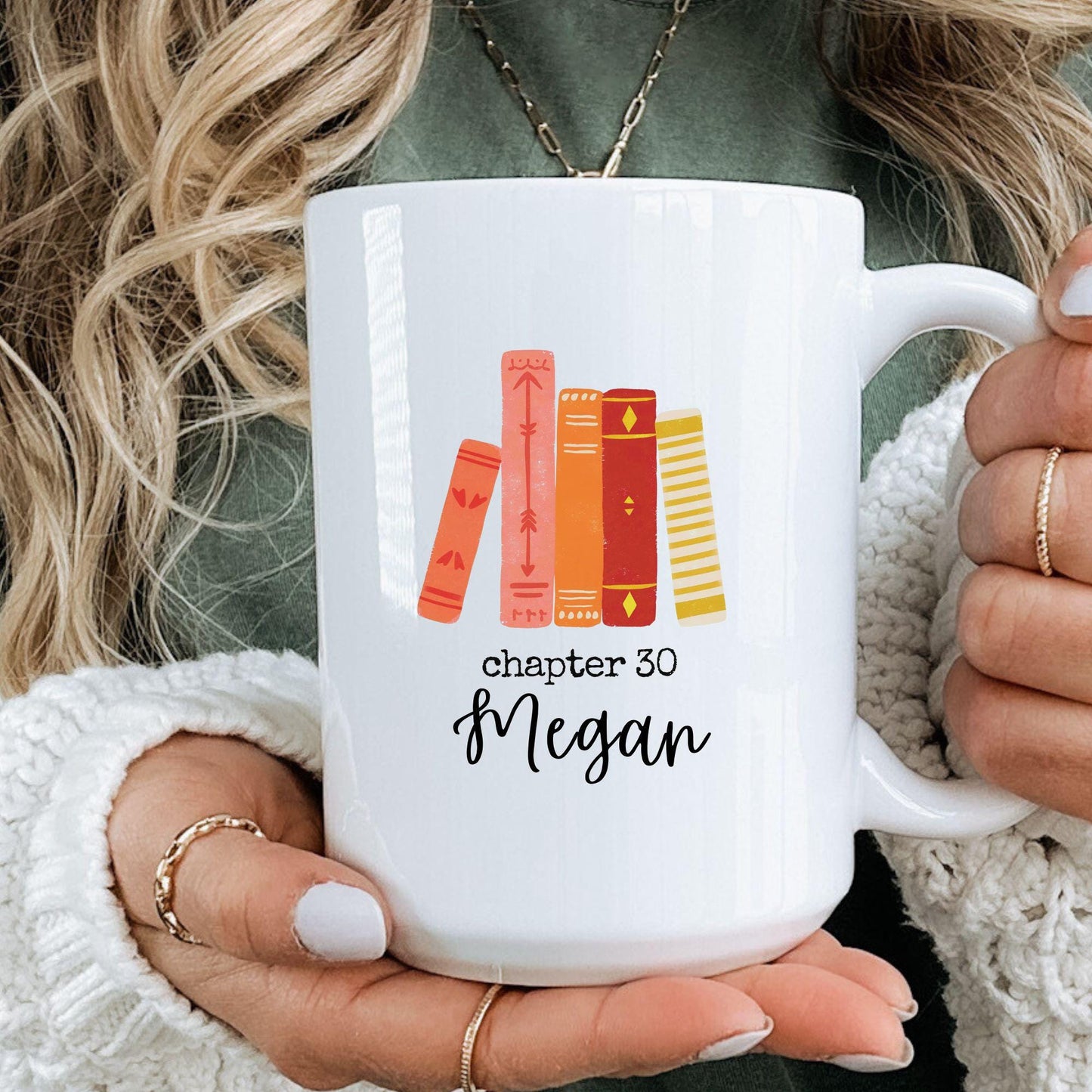 Personalized Book Lover Mug | Chapter Birthday Gift