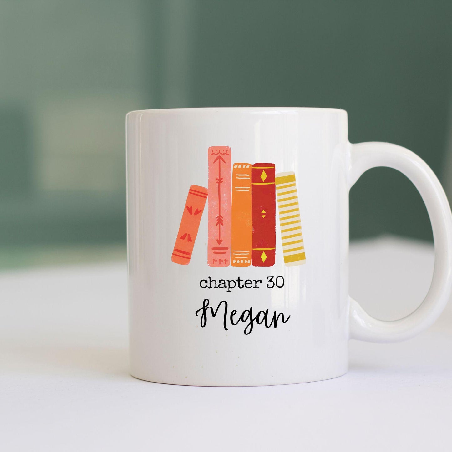 Personalized Book Lover Mug | Chapter Birthday Gift